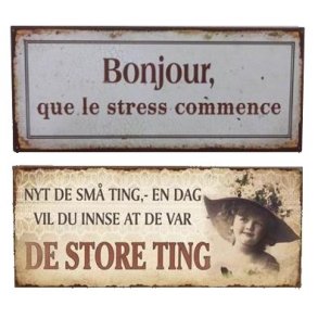 French/Norwegian text