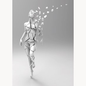 Canvas, Graphic woman, 50x70cm