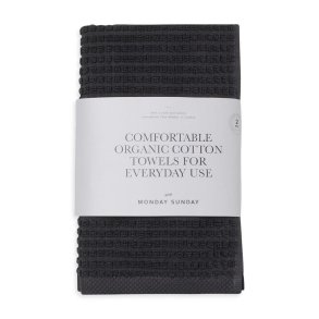 Trista Towel, Grey - 2-PACK