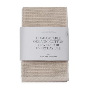 Trista Towel, Sand color - 2-PACK