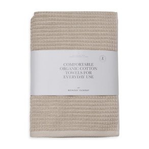 Trista Towel, Sand color - 2-PACK