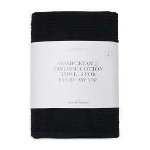 Trista Towel, Black - 1-PACK