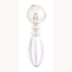 Knop, keramik - Hvid
