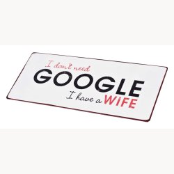 Skilt - I don't need google, i have a wife
