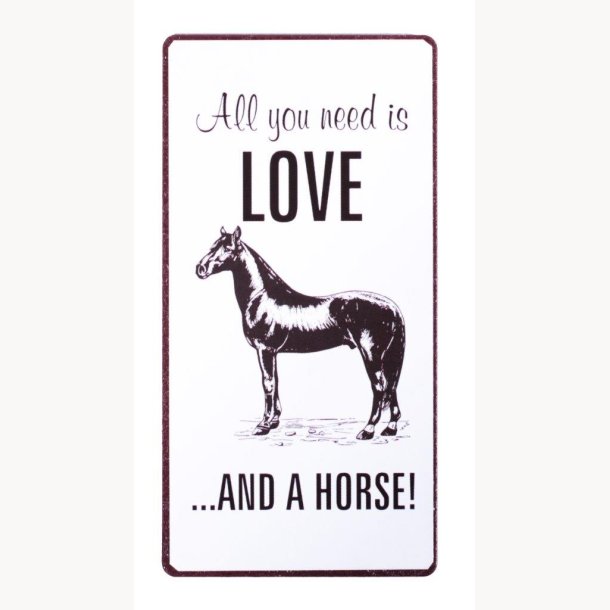 Magnet - All you need is love, and a horse !