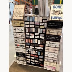 Display for 10x6 signs