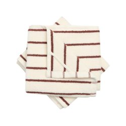 Elin Mono Stripe Towel, 2-PACK