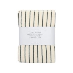 Elin Mono Stripe Towel, 2-PACK