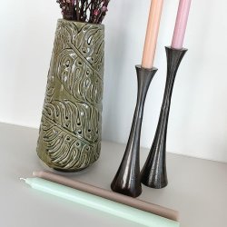 Henny Candlestick - Metal / 25cm