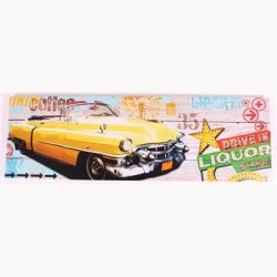 Canvasbilleder 4x1 - Route 66, 45x140cm