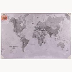 Needles map / Canvas picture