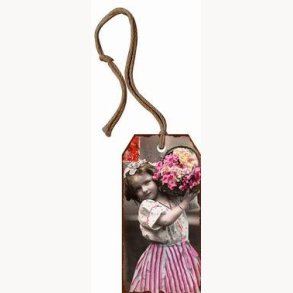 til/fra kort pair bagside (metal)