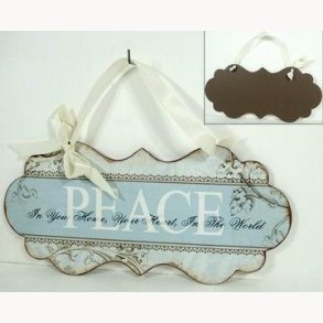 Metal sign - Peace