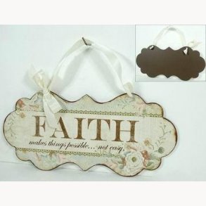 Metal sign - Faith