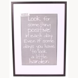 Skifteramme med citat 50 x 70cm, bred