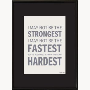 Exchange frame with quote, 30x42 cm