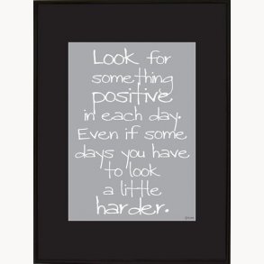 Exchange frame with quote, 50x70 cm