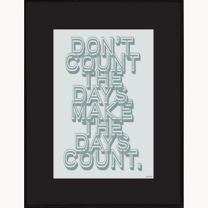 Exchange frame with quote, 60x80 cm