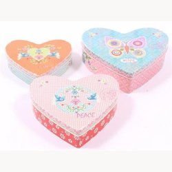 Tin  boxes, set of 3 pc.