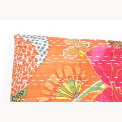 cushion cover with flowers