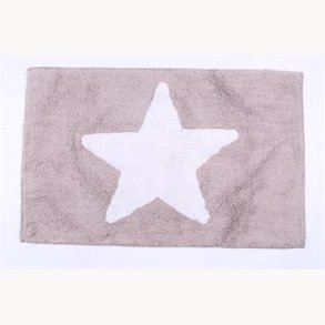 Bathmat with a star