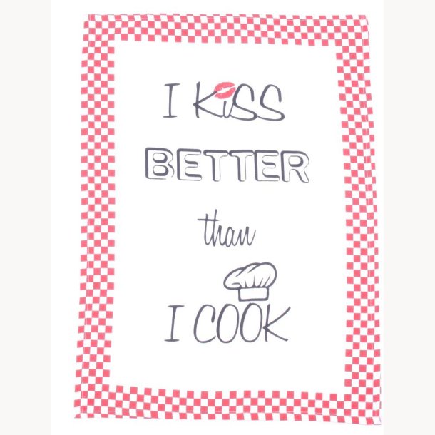 Dishtowel  - I kiss better than i cook