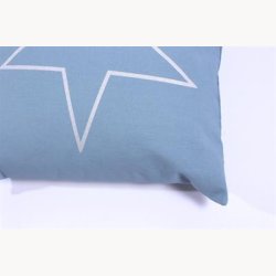 Cushion cover with a star