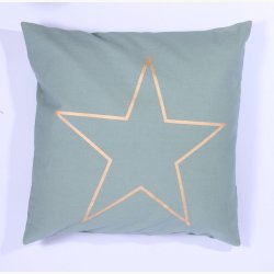 Cushion cover with stars