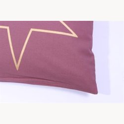 Cushion cover with stars