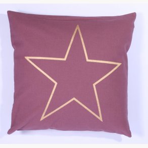 Cushion cover with stars