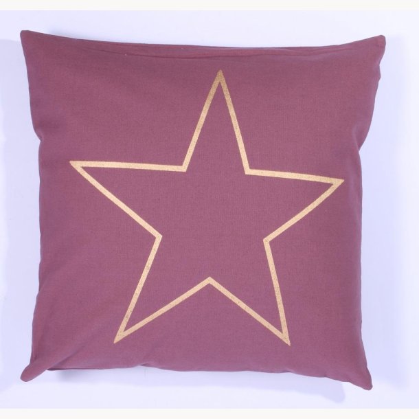 Cushion cover with stars