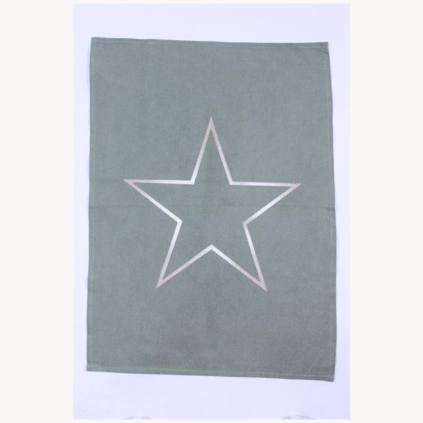 Dishtowel with a star