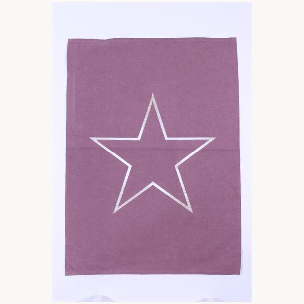 Dishtowel with a star