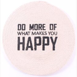 Placemat for beach, Do more of what makes you happy