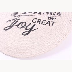 Placemat for beach, Good tidings of great joy