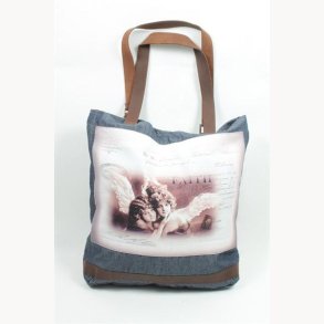 Bag with leatherstring