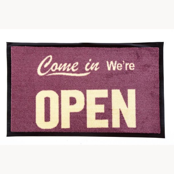 Doormat - Come in we're open