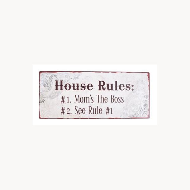 Skilt - House rules