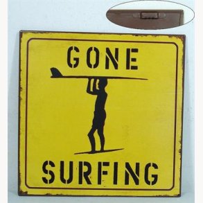 Sign - Gone surfing