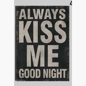 Picture(u) - Always kiss me goodnight