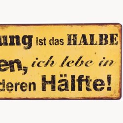 Skilt - Ordnung ist das halbe leben...