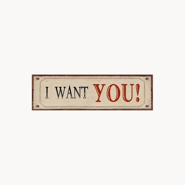 Sign(u) - - I want you