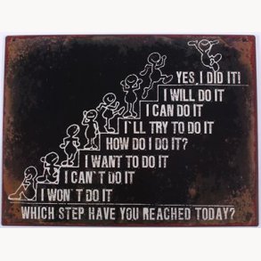 Sign - Which step have you reached...