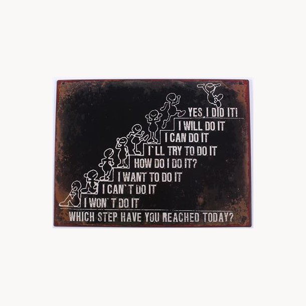 Sign - Which step have you reached...