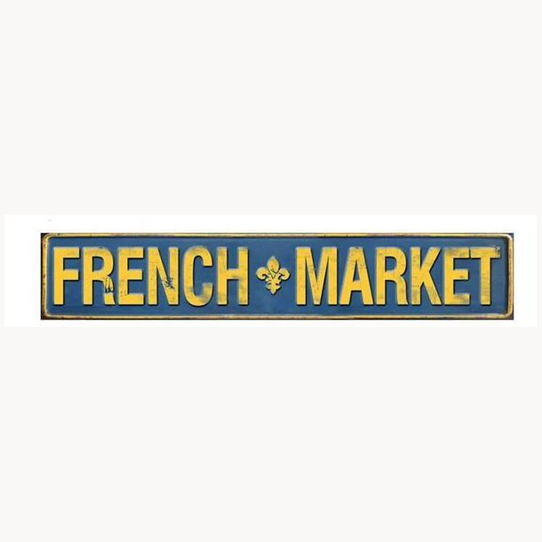 Sign - French market