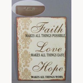 Sign - Faith love hope