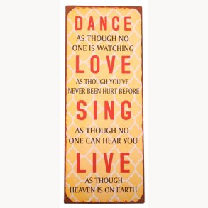 Sign - Dance, Love, Sing, Live