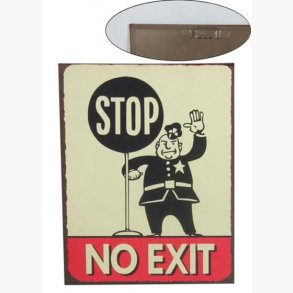 Sign - Stop no exit