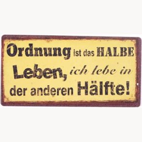 Magnet - Ordnung isr das halbe...