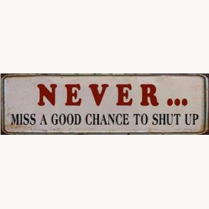 Sign - Never...